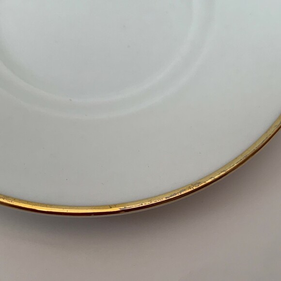 Towle Classique White Gold Saucer Plate 6 1/4" across - Picture 5 of 5